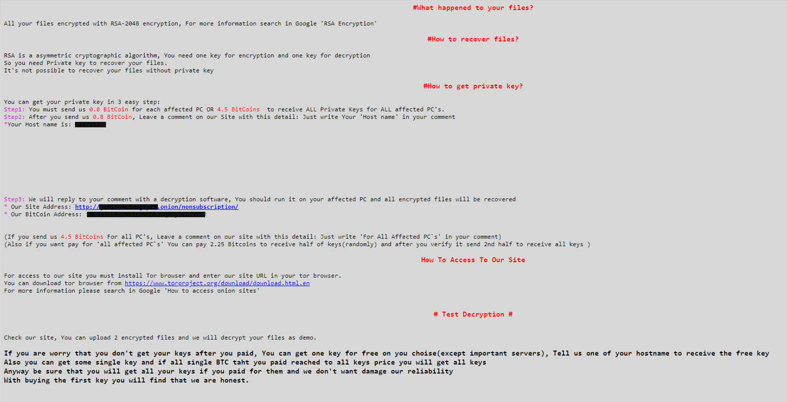 SamSam Ransomware
