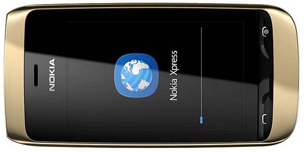 Nokia mobile phone with Nokia's Xpress browser