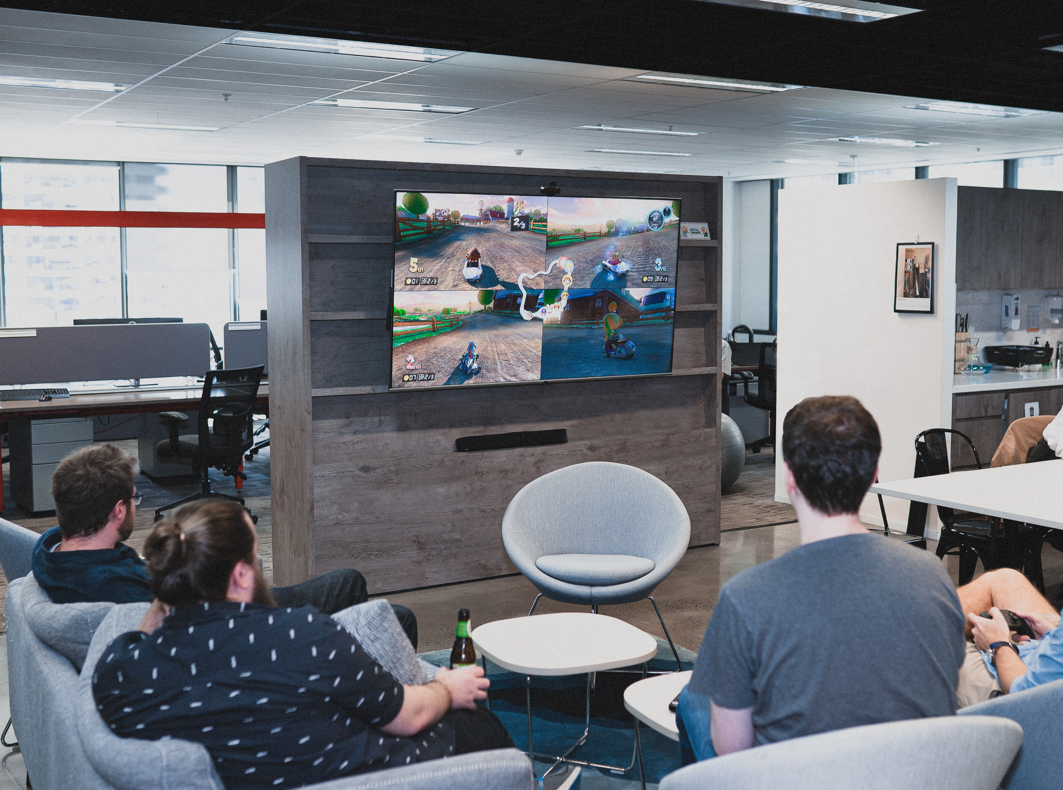 The UpGuard team in a meeting