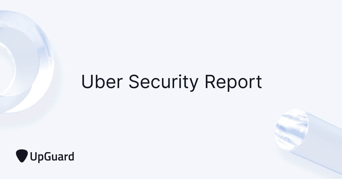 Text reading - Uber Security Report