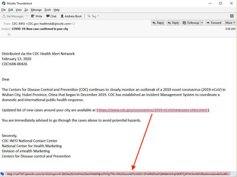 Covid phishing email netwalker ransomware