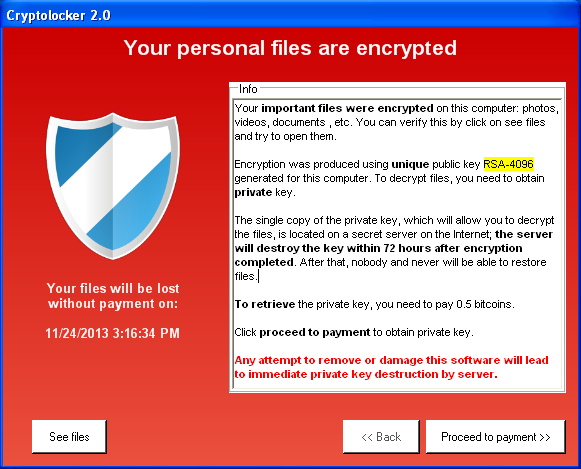 CryptoLocker Ransomware