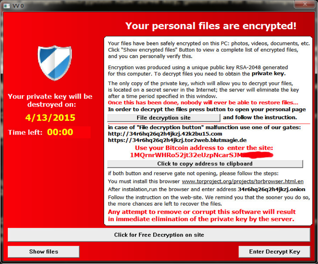 TeslaCrypt Ransomware