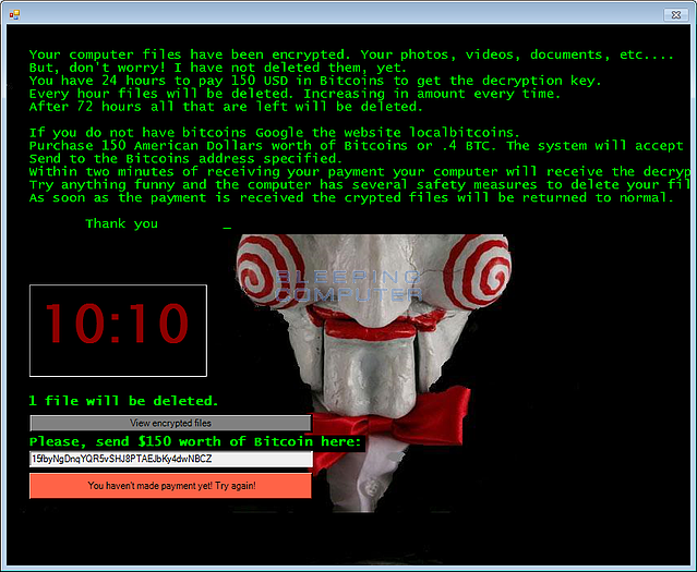 Jigsaw Ransomware