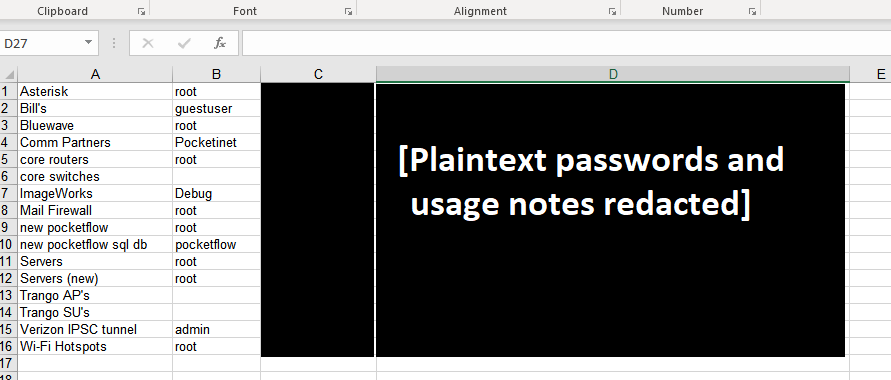 2Redacted screenshot of Pocket iNet password document.