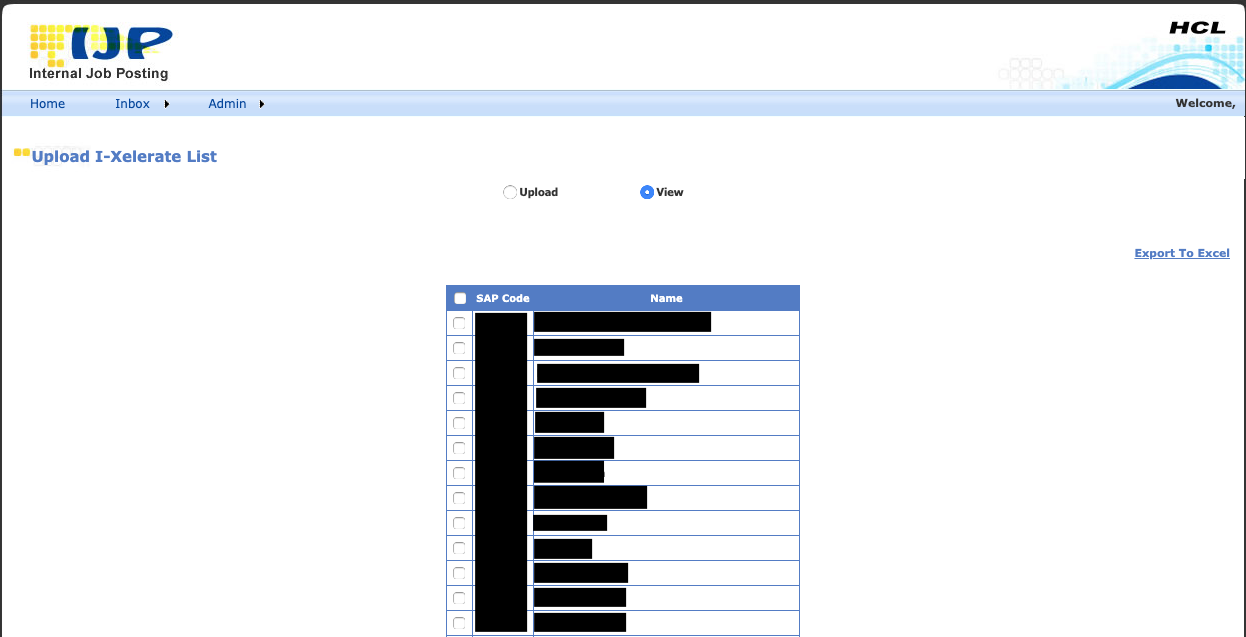 redacted employee name list
