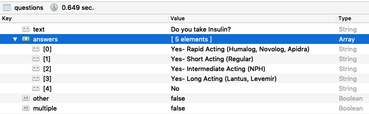 questions - insulin