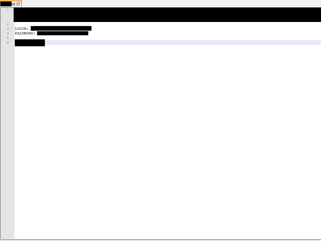 password