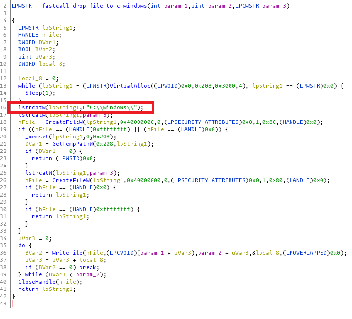 Kaseya supply chain attack DLL sideloading process - Source: huntress.com