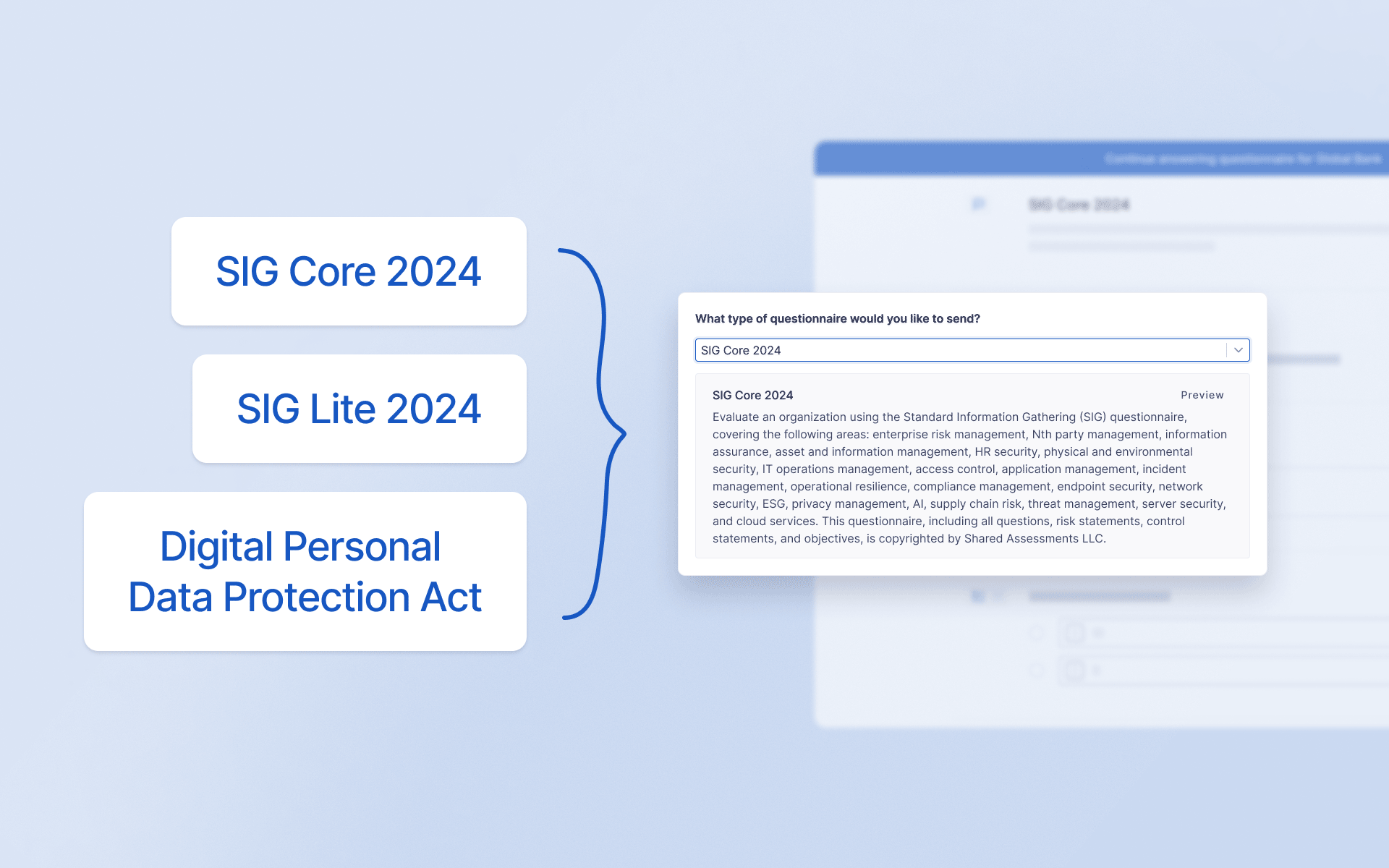 New SIG 2024 and DPDP Act Questionnaires