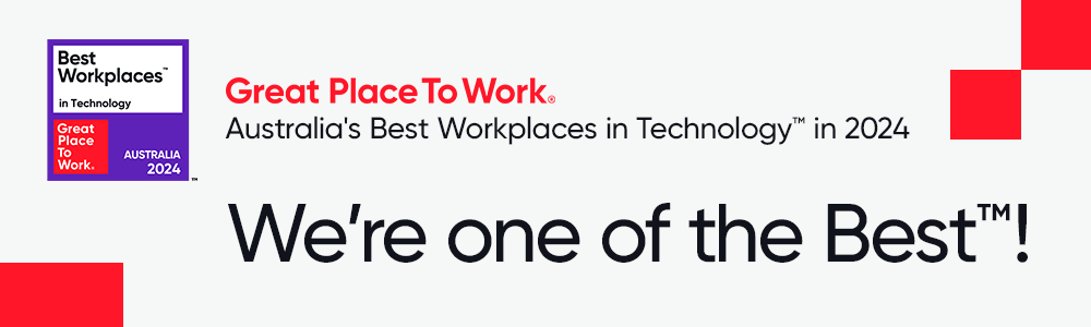 banner image displaying UpGuard's Best Workplaces badge from GPTW Australia s