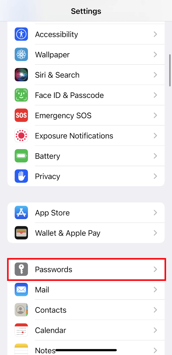 Settings Menu